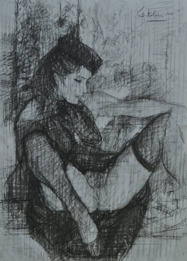 Print of Realism Erotic Drawings by Marco Ortolan