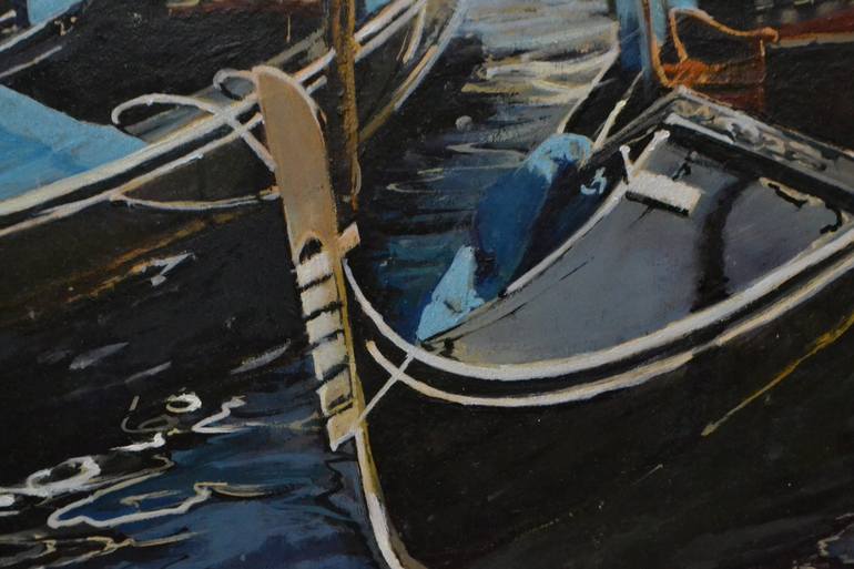 Original Realism Boat Painting by Marco Ortolan