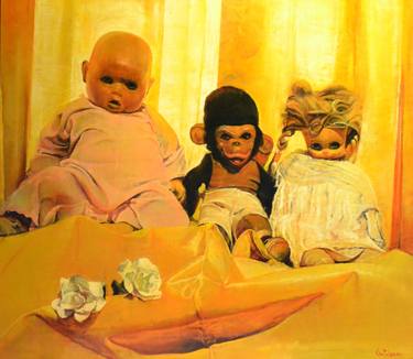 Original Realism Kids Paintings by Marco Ortolan