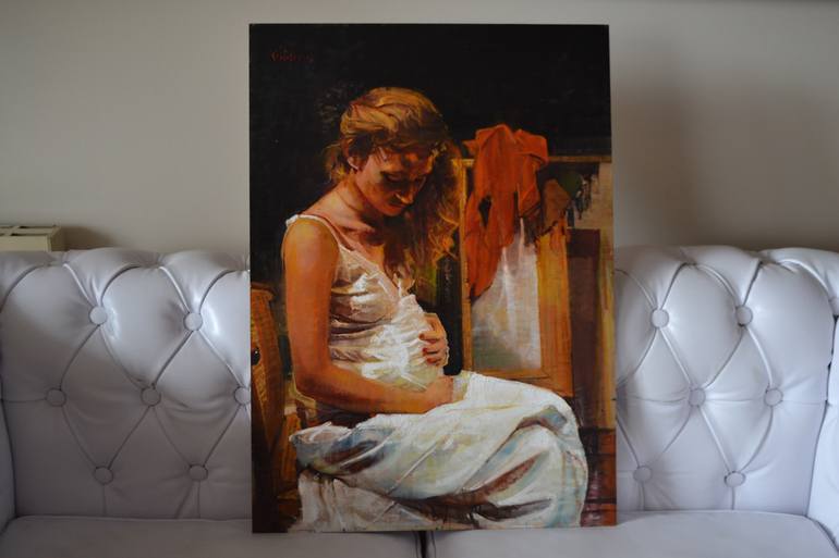 Original Figurative Family Painting by Marco Ortolan