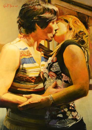 Original Realism Love Paintings by Marco Ortolan