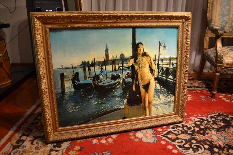 Original Figurative Seascape Painting by Marco Ortolan