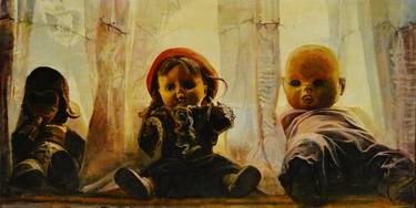 Original Realism Kids Paintings by Marco Ortolan
