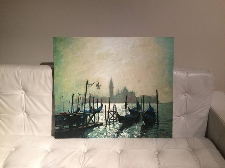 Original Boat Painting by Marco Ortolan