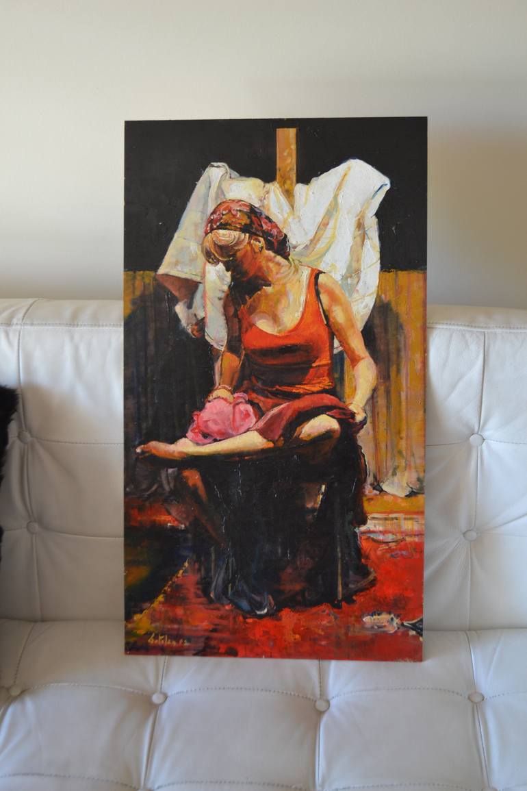 Original Figurative Erotic Painting by Marco Ortolan
