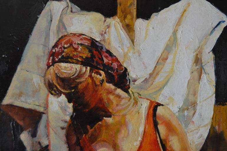 Original Figurative Erotic Painting by Marco Ortolan