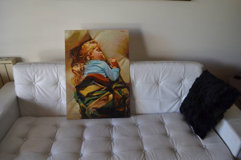 Original Figurative Kids Painting by Marco Ortolan