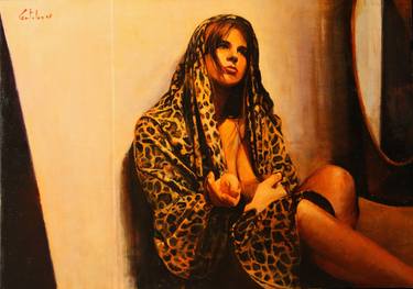 Print of Figurative Women Paintings by Marco Ortolan