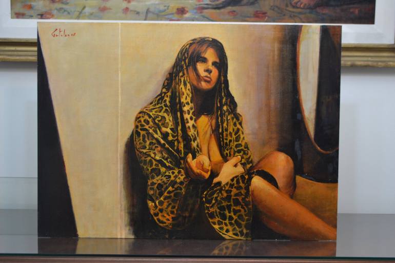 Original Figurative Women Painting by Marco Ortolan