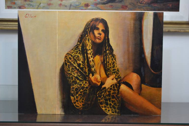 Original Figurative Women Painting by Marco Ortolan