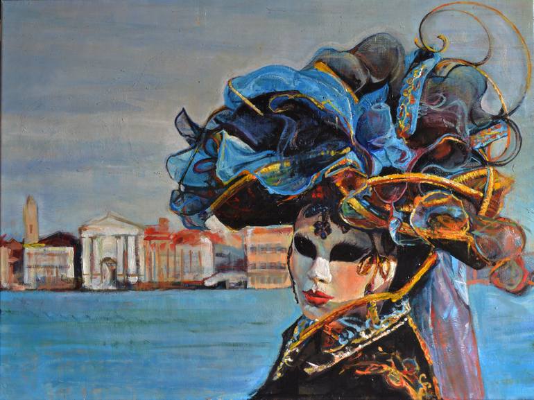 Decorative Venetian Face Mask Editorial Image - Image of painted