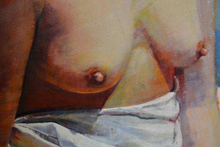 Original Figurative Nude Painting by Marco Ortolan