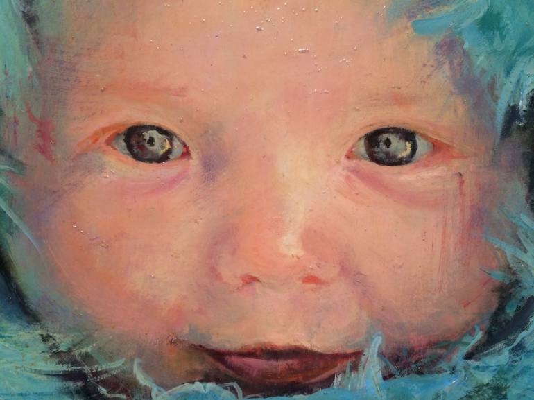 Original Figurative Children Painting by Marco Ortolan