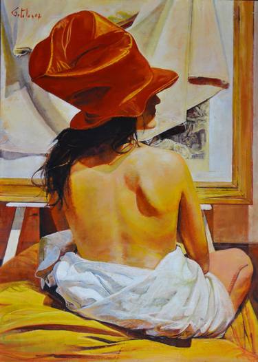 Original Figurative Nude Paintings by Marco Ortolan