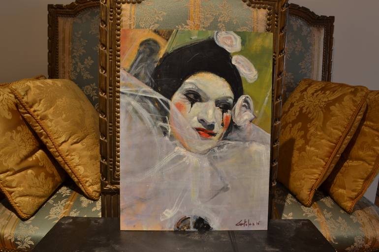 Original Figurative Popular culture Painting by Marco Ortolan