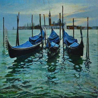 Print of Realism Seascape Paintings by Marco Ortolan
