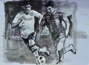 Print of Figurative Sports Drawings by Marco Ortolan