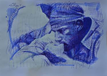 Print of Figurative People Drawings by Marco Ortolan