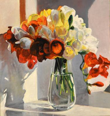 Print of Figurative Floral Paintings by Marco Ortolan