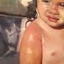 Children in art are always in my compositions.
This is my niece Victoria years ago.