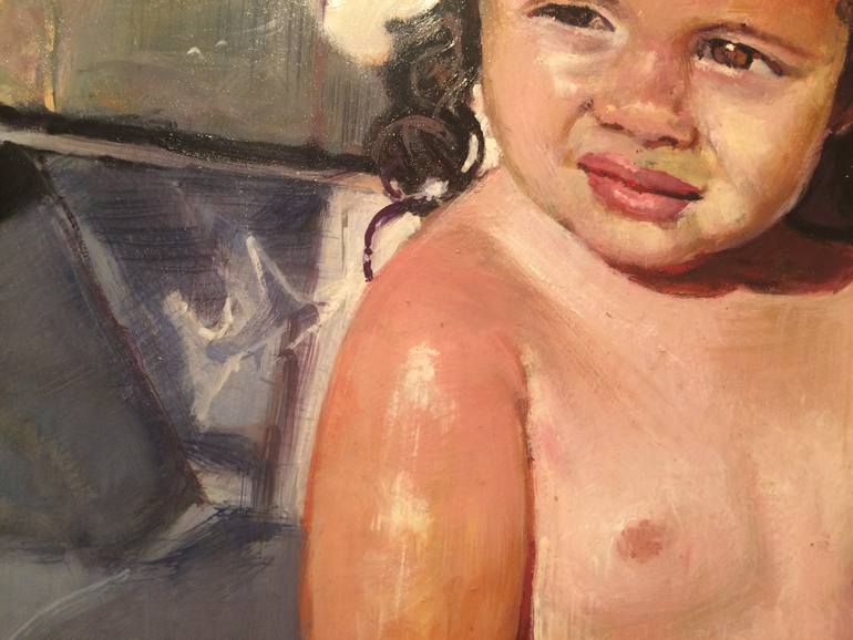 Original Figurative Children Painting by Marco Ortolan