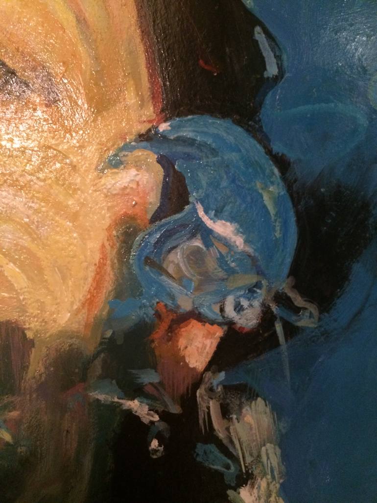 Original Figurative Beach Painting by Marco Ortolan