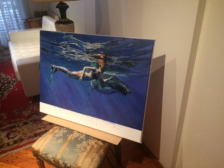 Original Figurative Water Painting by Marco Ortolan