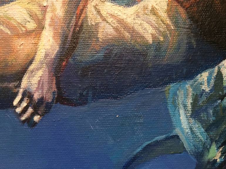 Original Figurative Water Painting by Marco Ortolan