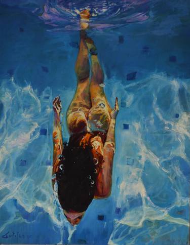 Print of Figurative Water Paintings by Marco Ortolan