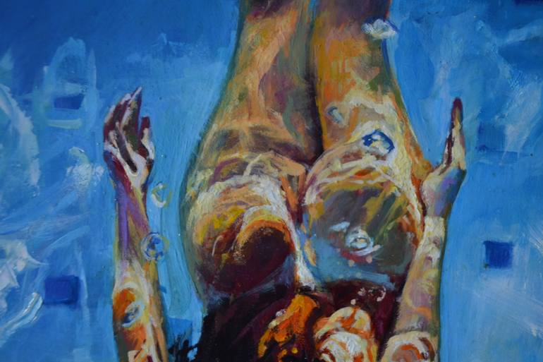 Original Figurative Water Painting by Marco Ortolan