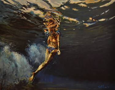 Print of Water Paintings by Marco Ortolan