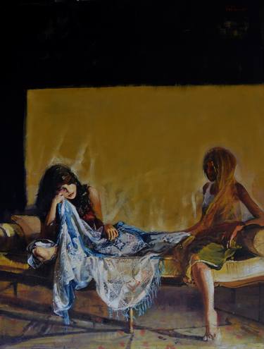 Print of Figurative People Paintings by Marco Ortolan