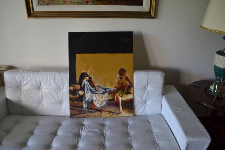 Original People Painting by Marco Ortolan
