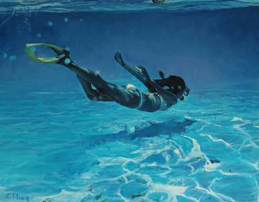 Print of Realism Water Paintings by Marco Ortolan