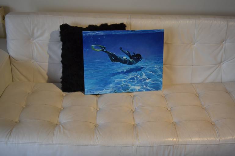 Original Figurative Water Painting by Marco Ortolan
