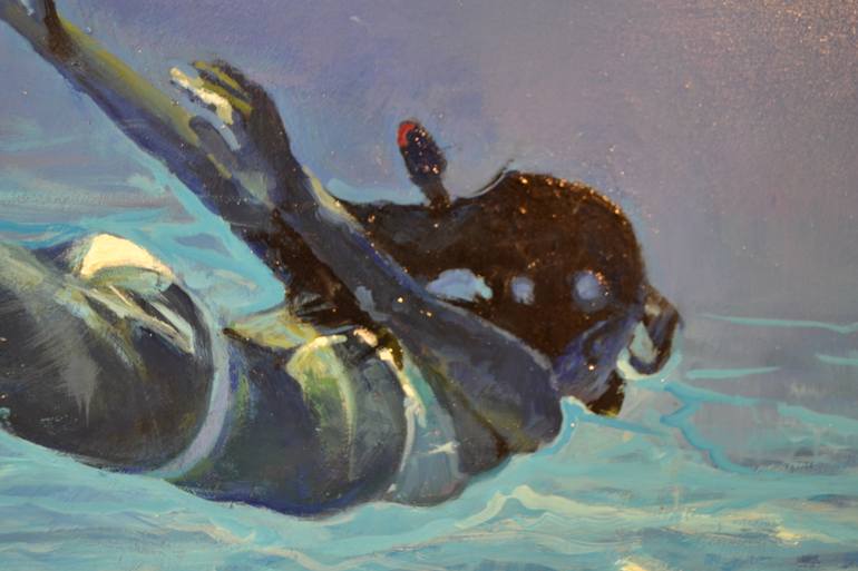 Original Figurative Water Painting by Marco Ortolan
