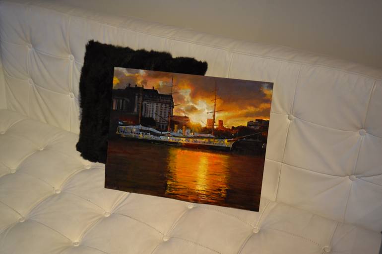 Original Figurative Seascape Painting by Marco Ortolan