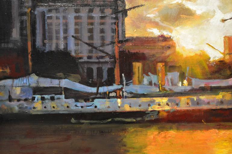 Original Figurative Seascape Painting by Marco Ortolan