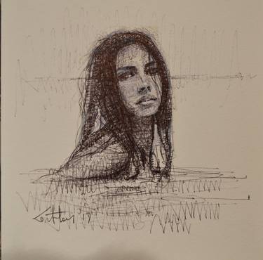 Print of Expressionism Women Drawings by Marco Ortolan