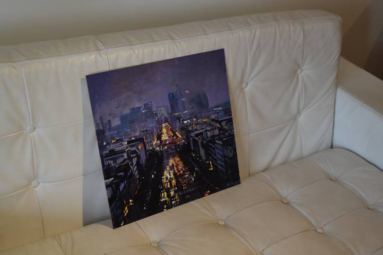 Original Figurative Architecture Painting by Marco Ortolan