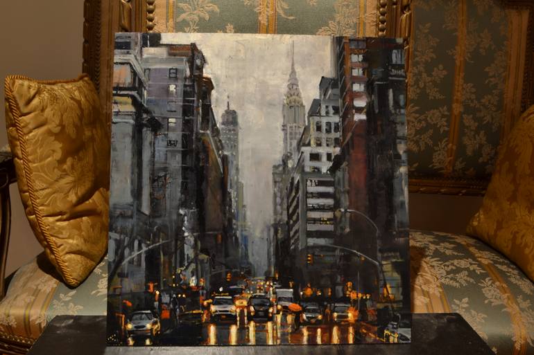 Original Figurative Architecture Painting by Marco Ortolan