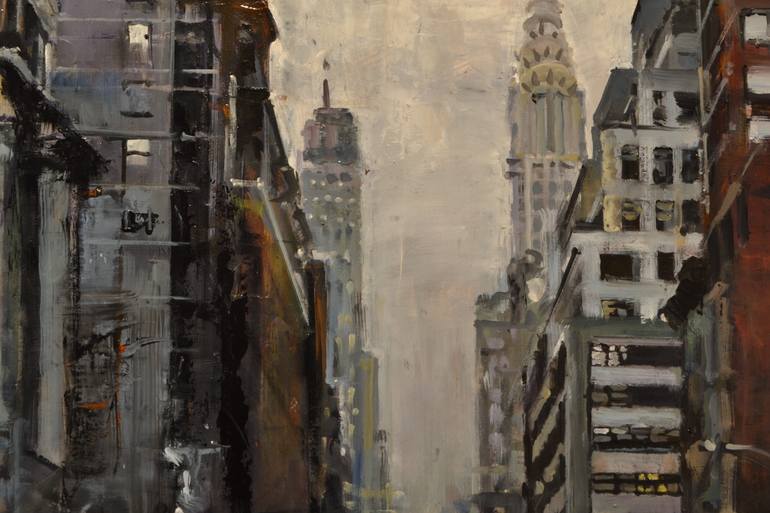 Original Figurative Architecture Painting by Marco Ortolan