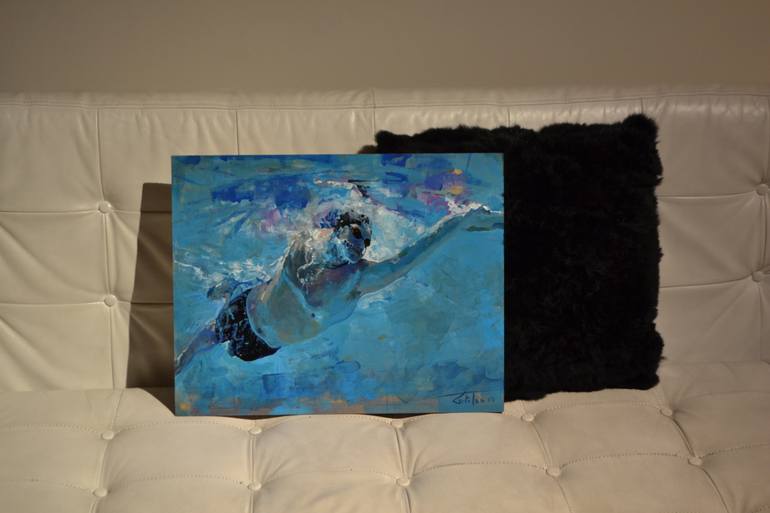 Original Figurative Sports Painting by Marco Ortolan