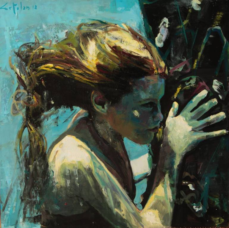 Original Figurative Water Paintings by Marco Ortolan