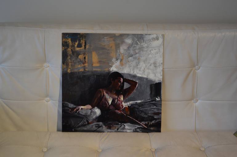 Original Figurative Erotic Painting by Marco Ortolan