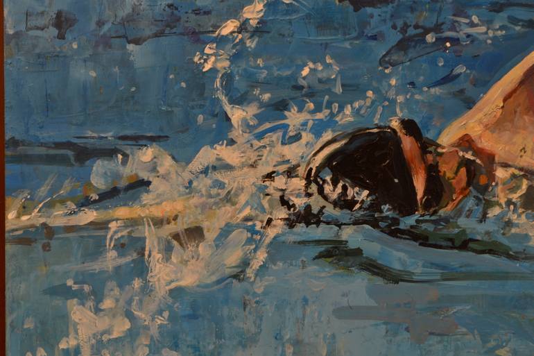 Original Figurative Sports Painting by Marco Ortolan