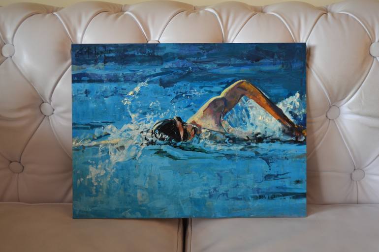 Original Figurative Sports Painting by Marco Ortolan