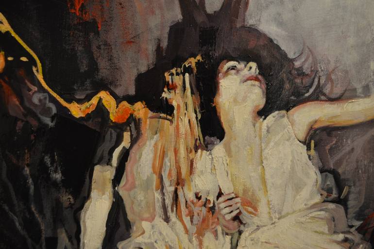 Original Figurative Women Painting by Marco Ortolan