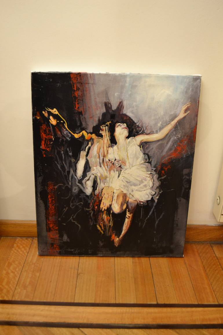 Original Figurative Women Painting by Marco Ortolan