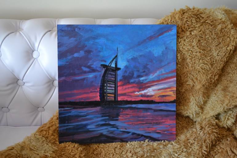Original Figurative Architecture Painting by Marco Ortolan